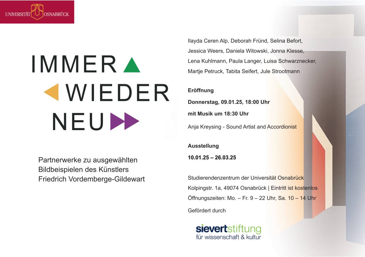 Veranstaltungsplakat der Ausstellung